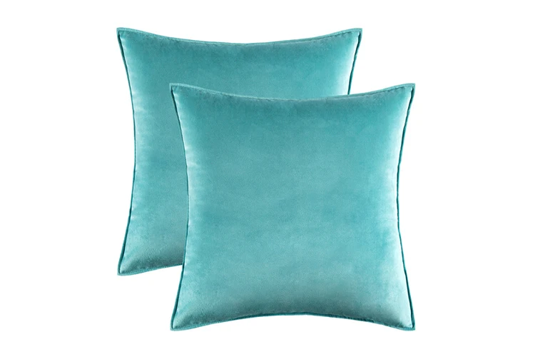 Wholesale Sofa Elegant Warm Velvet Edge Throw Pillow with Cushion Case details
