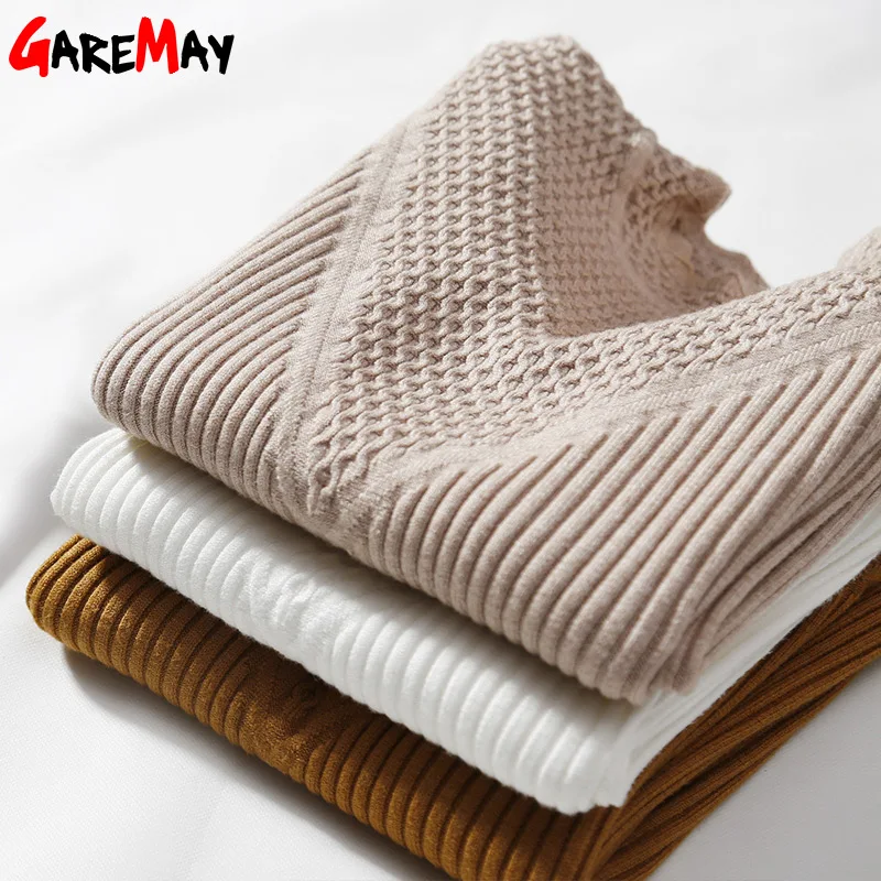 

Winter Sweater Women Pullover Knitted Long Sleeve Casual Turtleneck Jumpers Knitwear Sueter Mujer Female Women Sweaters, Black,white, pink. khaki, gray