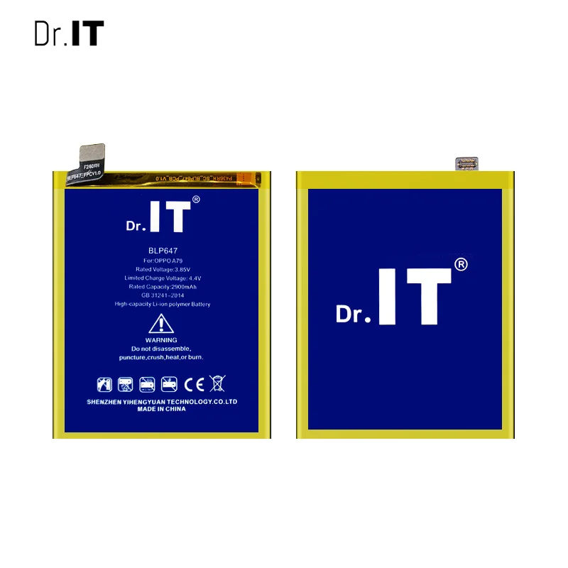

Dr IT Battery Replacement For Oppo A79 A79k A79kt A79t A79t Dual Sim A79t Dual Sim Td-lte Blp647