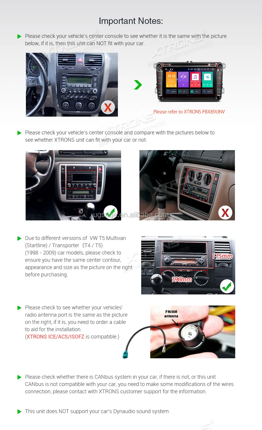 Xtrons Android 9.0 Dvd Automotivo With Octa-core 64g Rom 4g Ram For