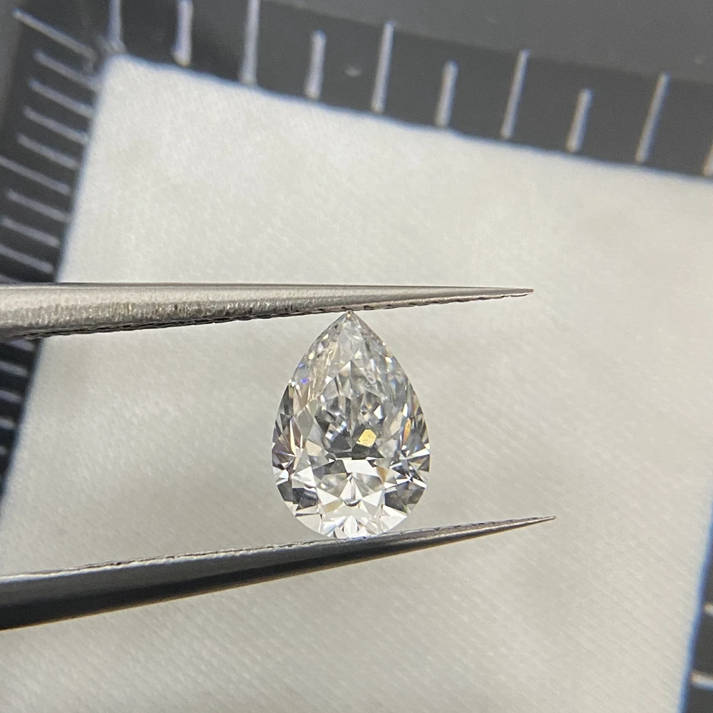 

CVD Diamonds1 Carat D VS1 IGI Certificates Pear Shape HPHT Lab Created Loose Gemstone Synthetic