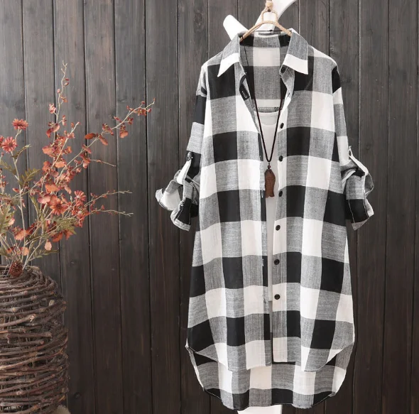 

Blouses women in the long 2021 new summer dress large size women loose show thin fashion children sunscreen clothes