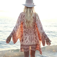 

2020 Fashion Polyester One Size Print Beachwear Cover Up Sarong Wrap Scarf Pareo Girl Sexy Bikini Cover up for Girl Dress