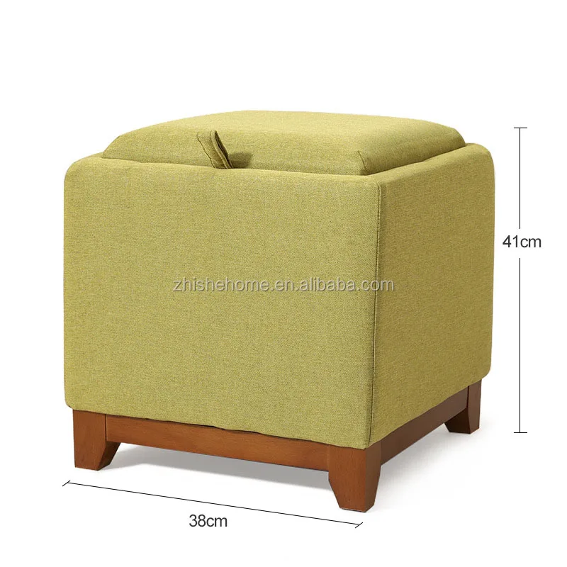 knitted ottoman stool