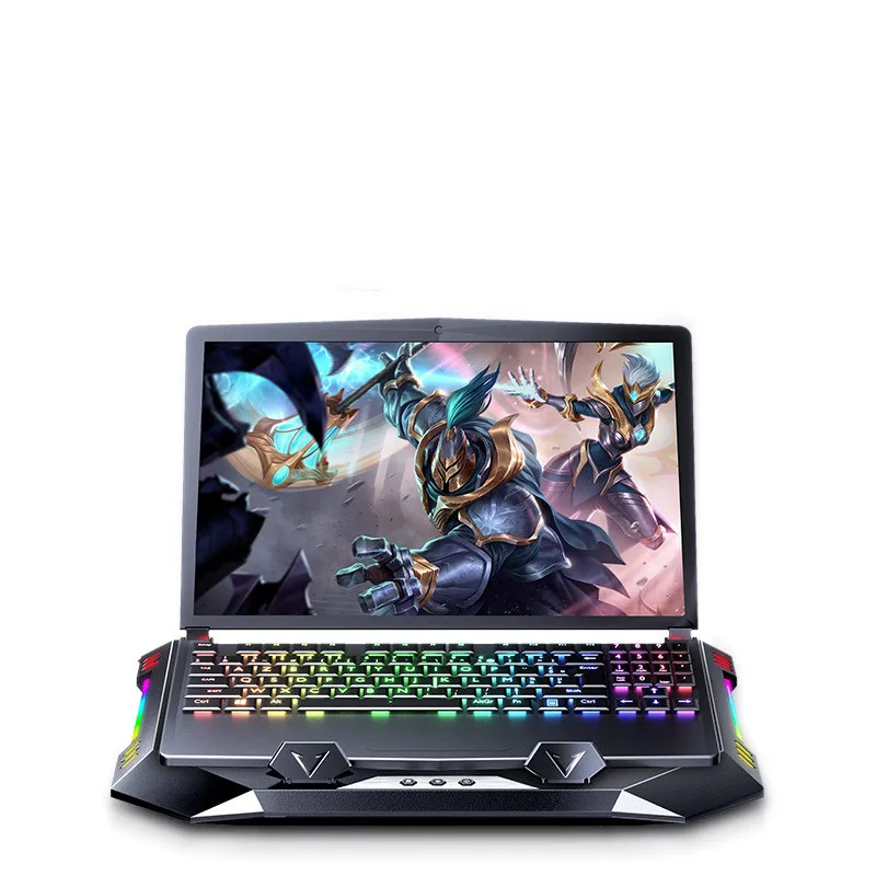 

Adjustable Black Laptop Stand With Phone Stand And USB Fans