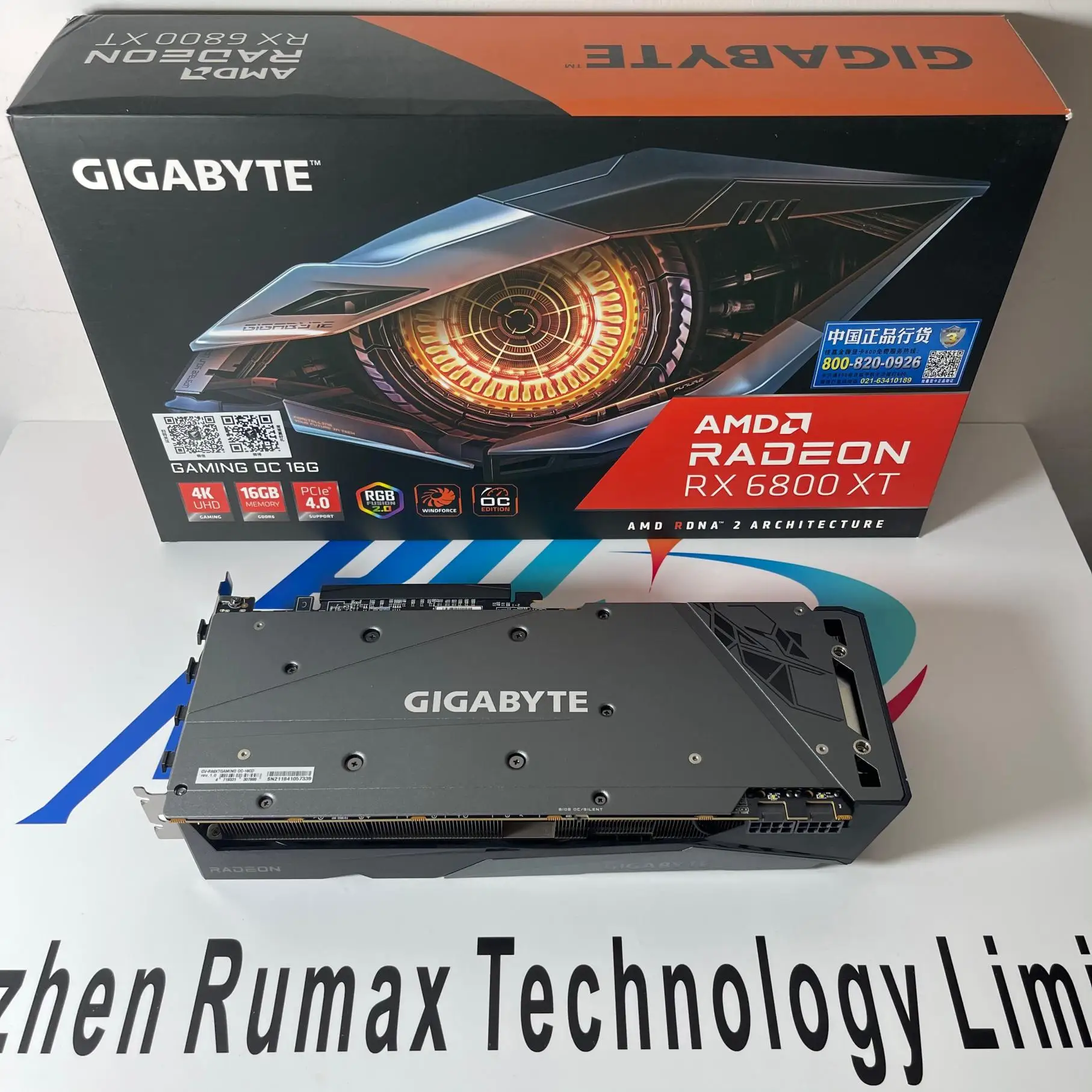 

High Performance GPU Gigabyte 6800xt 16GB Graphics Card 6800 xt
