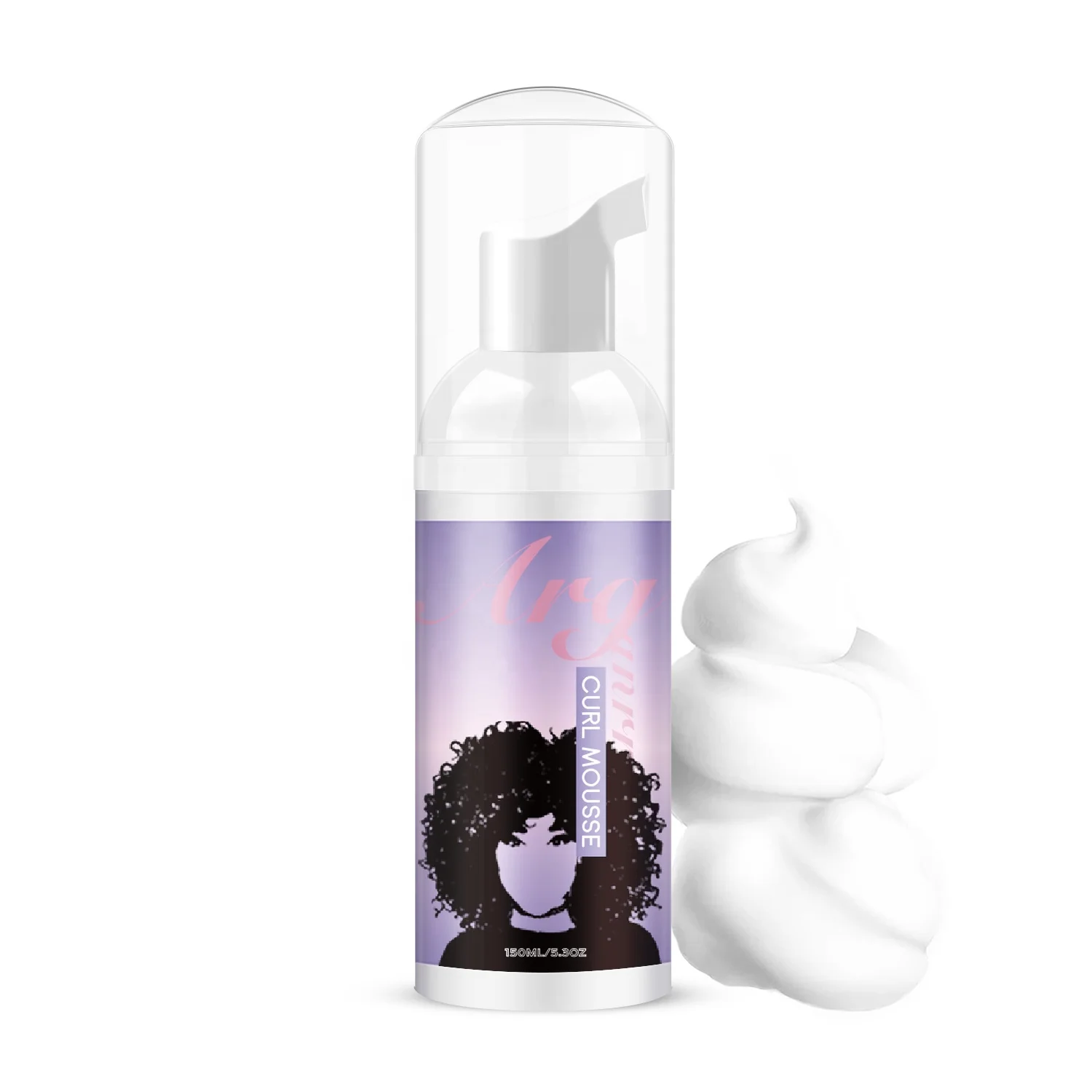 

Private label alcohol free hairstyling wave mousse light weight