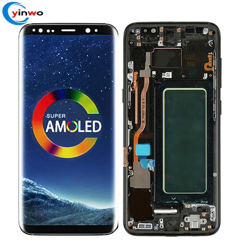 

Original LCD Display Screen Display Replacement With Frame For Samsung Galaxy S8 Lcd