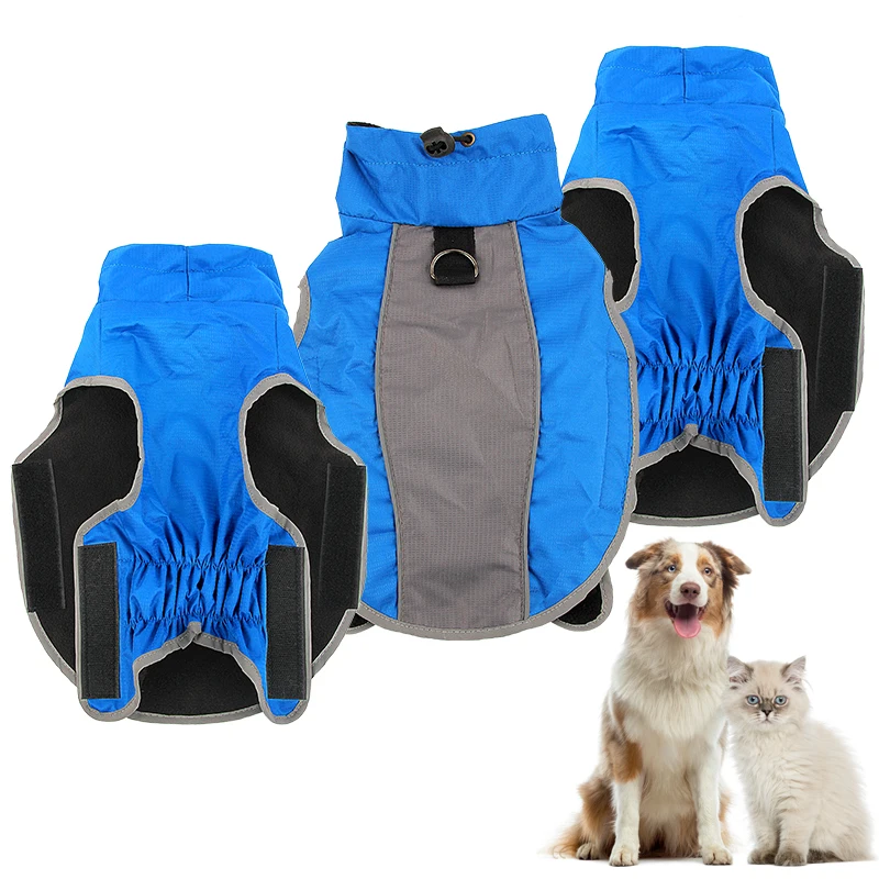 

COLLABOR Wholesale Outdoor Custom Pet Dog Coat Reflective Waterproof Winter Warm Dog Jacket Clothes, Solid, digital print