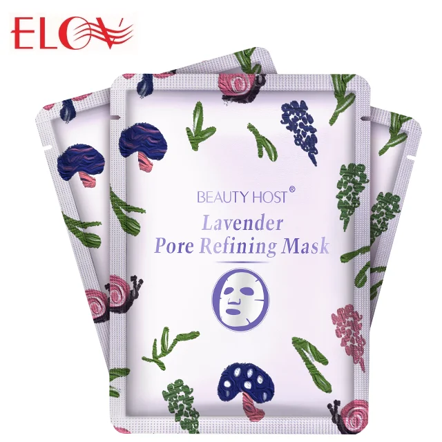 

Hot Selling Skin Care Flower Beauty Plant Fruit Lavender Pore Refining Facial Mask