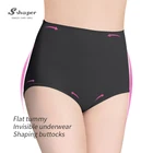 S-SHAPERおなかコントロール女性のセクシーなバットリフター戦利品ブラジャー見えないバットリフトサーパンティーパンティシェーパー下着
