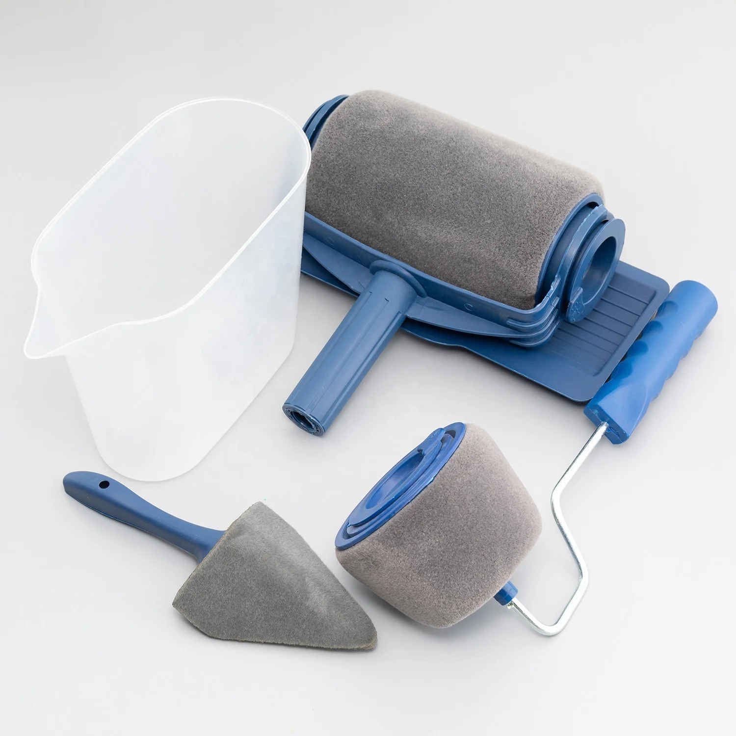 8 Set Paint Runner Pro Roller Wall Brush Painting Room Handle Edger