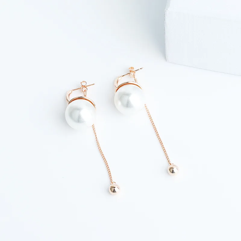 

Big Fresh Water Pearl Earrings 925 Sterling Silver Stud Earrings for Women Fine Jewelry, Gold &silver