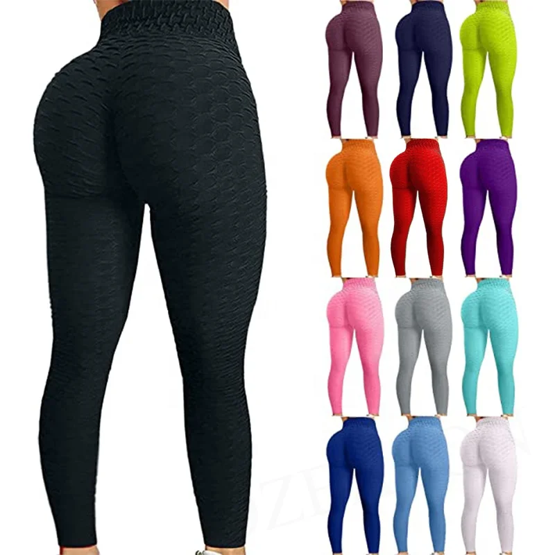 

Ozeason Women's High Waist Yoga Pants Tummy Control Slimming Booty Leggings Workout Running Butt Lift Tights compression pants, In stock color available