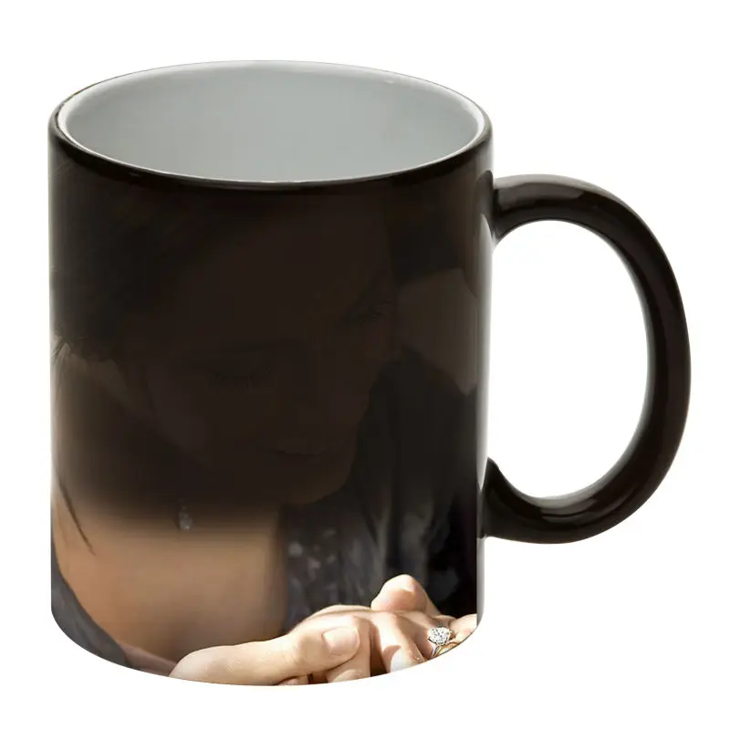 hot sale  sublimation  custom photo   color change  sublimation design mug