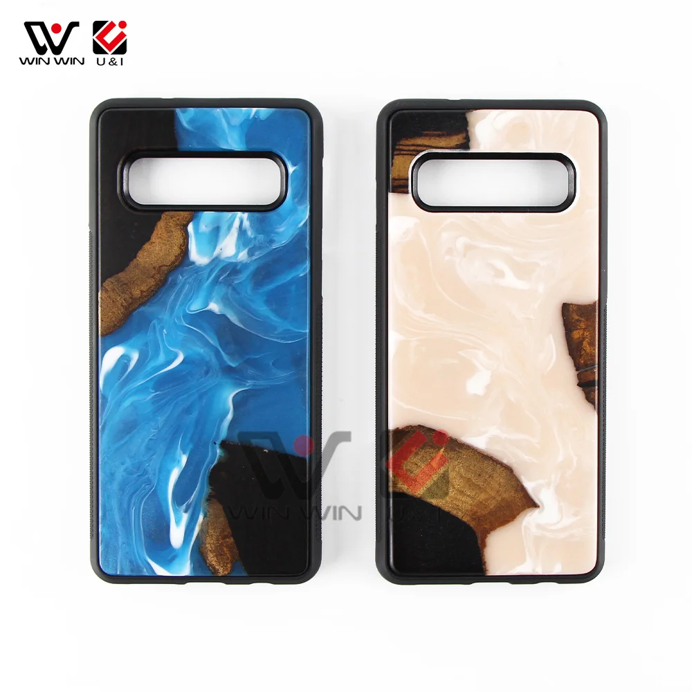

2021 New Designs Resin Wooden Phone Cases For Samsung Galaxy S10 Lite Note 10 Plus, Customized