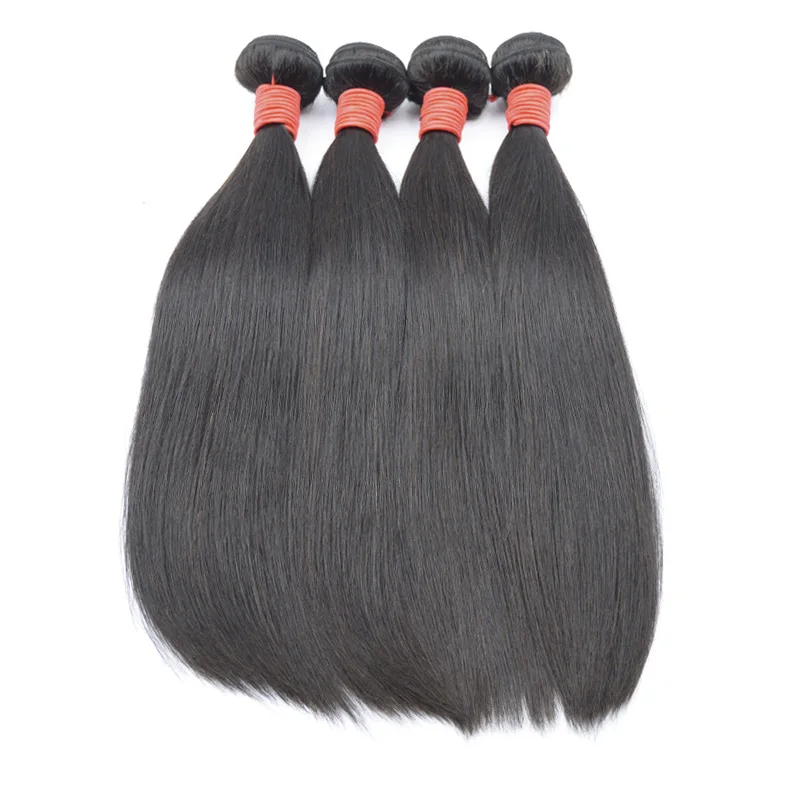 

Natural Color Straight Virgin Peruvian Human Hair Full Cuticle Aligned Remy Hair 8-32inch Straight Hair Bundles are Hotting Sale