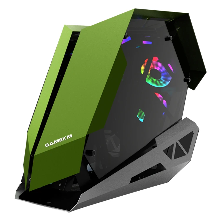 

2021 Latest Product High Durability Practical Green Gaming Computer Case Pc Desktop