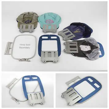 
Flat Hat Hoop For Janome MB4 MB4s MB7 Embroidery Machine, Janome MB4 Metal Cap Frame 