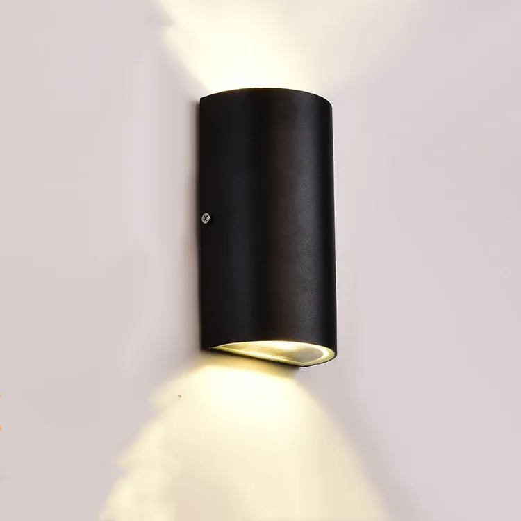 Waterproof simple led wall lamps outdoor garden 6W wall lights