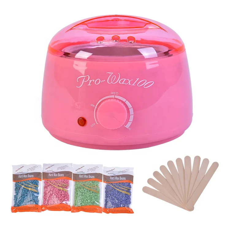 

Mini Wax Heater Hair Removal Wax With Wax Warmer Beans kits, White, pink, purple...