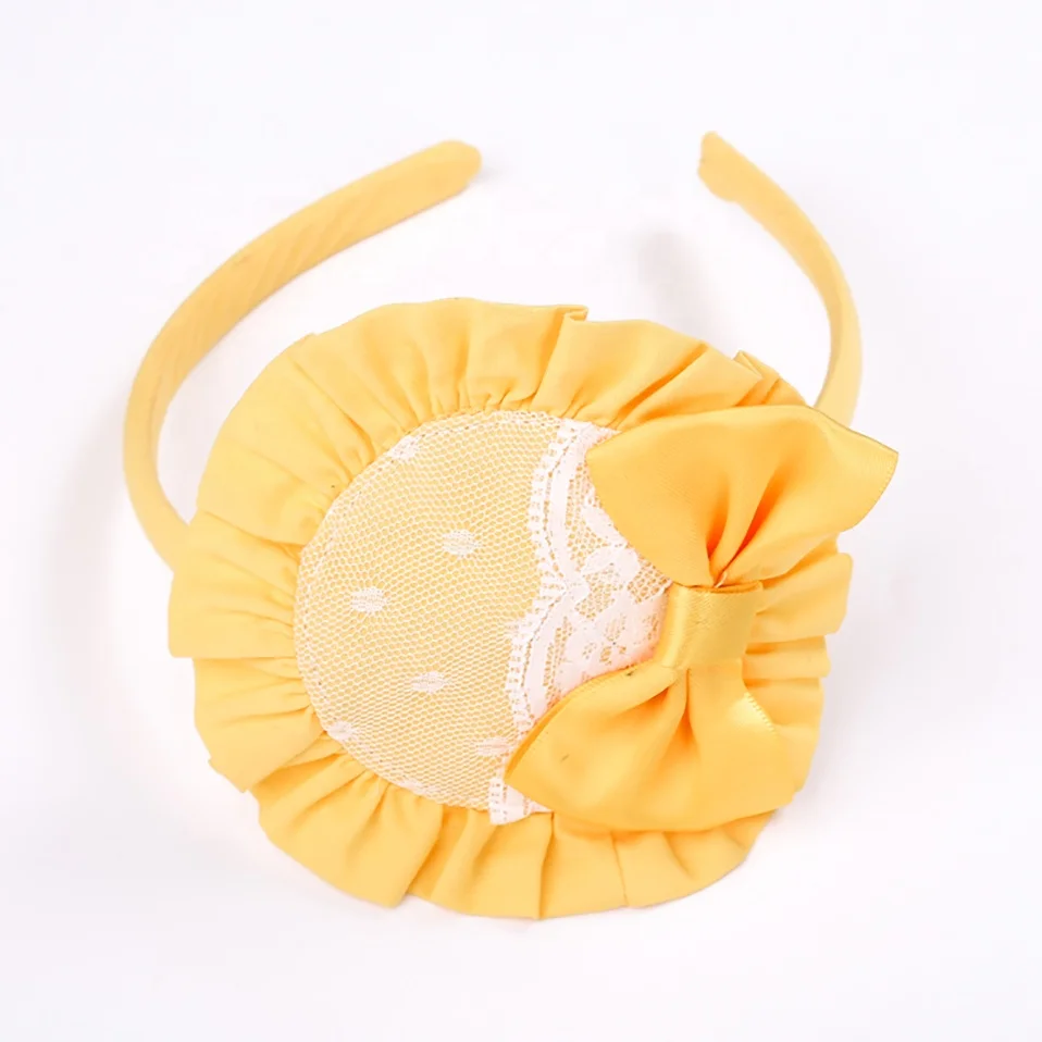 

Pettigirl Light Yellow Korean Plain Brand High Quality Hairband