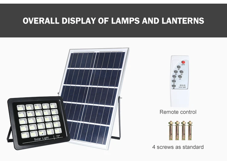 Reasonable price led solar flood light 50w 100 watt solar powered led flood light waterproof outdoor flood led spot light