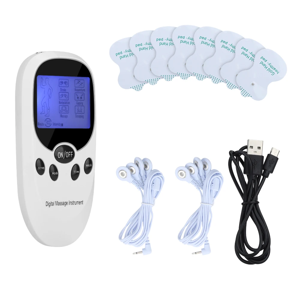 6 Modes Digital Acupuncture EMS Therapy Device Electric Pulse Muscle Stimulator Pain Relief Mini Unit TENS Body Massager .jpg