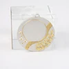 Five-pointed star pattern metal medallion,the center is blank metal medal is apply to commemorate