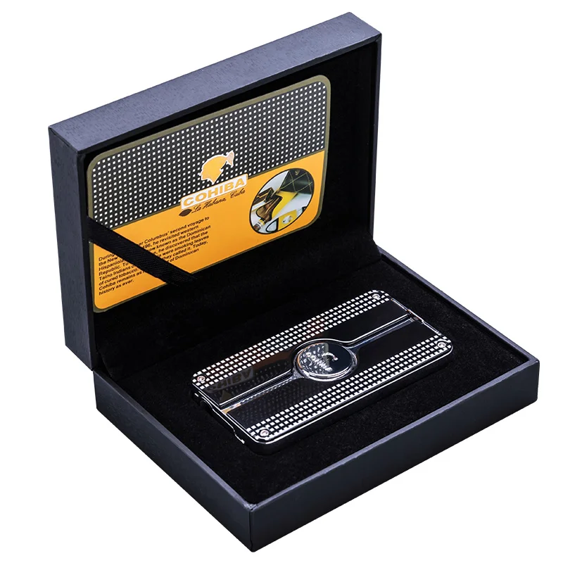 

Genesis quick delivery windproof custom gas for cohiba cigar lighter, As on picture/customized