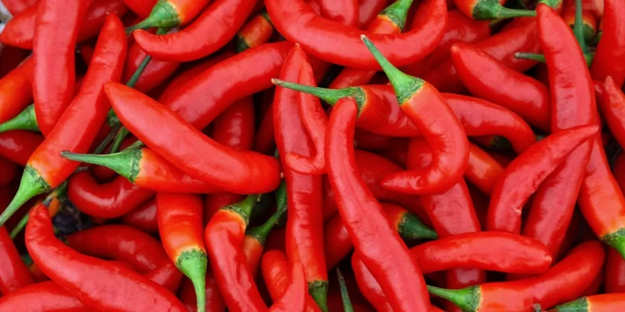 Chef chopping chillies wearing protective gloves