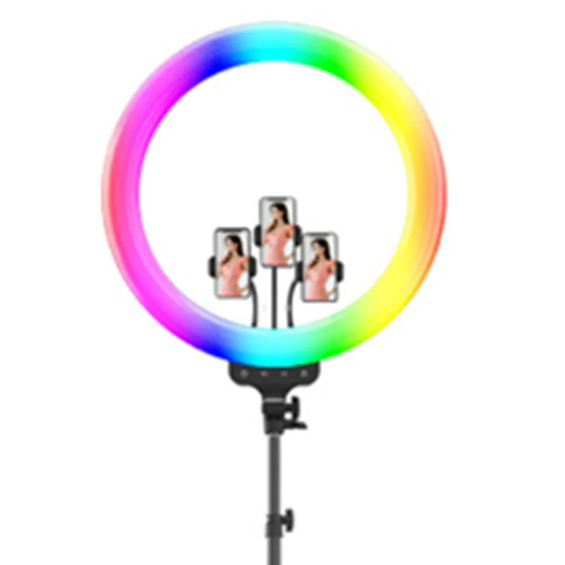 

OEM ODM 13 Inch RGB Night Modern Living Floor Photo Photography Studio Selfie Led Ring Live Light Fill Lamp