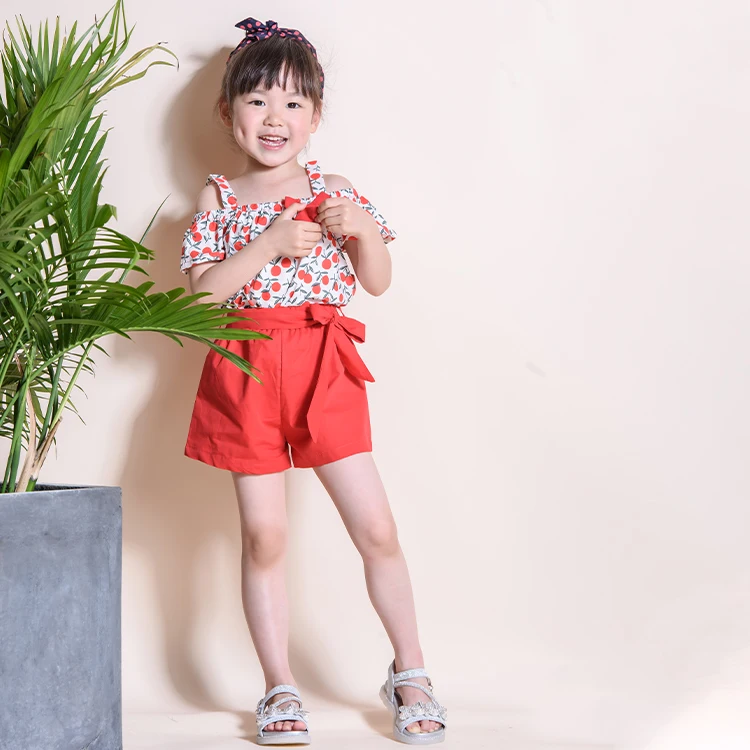 

High Quality Cotton 1-6 Years Two Piece New Arrivals Kids Clothing Set 5 Years Girl Cheap, Picture