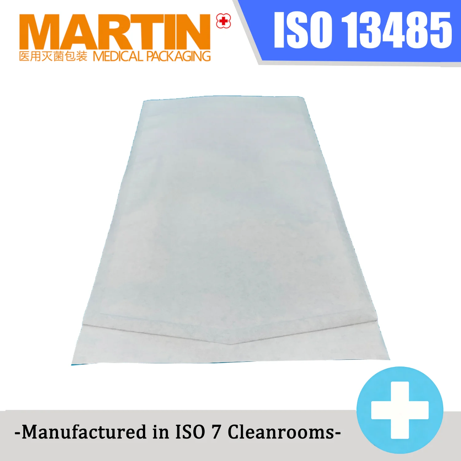 Flat Heat-Sealable EO Sterilized Tyvek PE/PET Laminate Sterilization Pouches Indicators Disposable Tube Bags for Medical