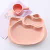 Factory Direct Will Be Sale 2020 New Trend Design For Kids Girls Plastics Cartoon Plates Economic Product