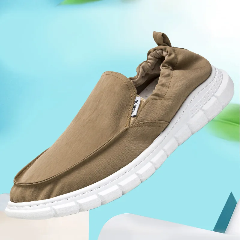 

umbrella cloth weightless slip on mens casual loafer shoes, 4 colors