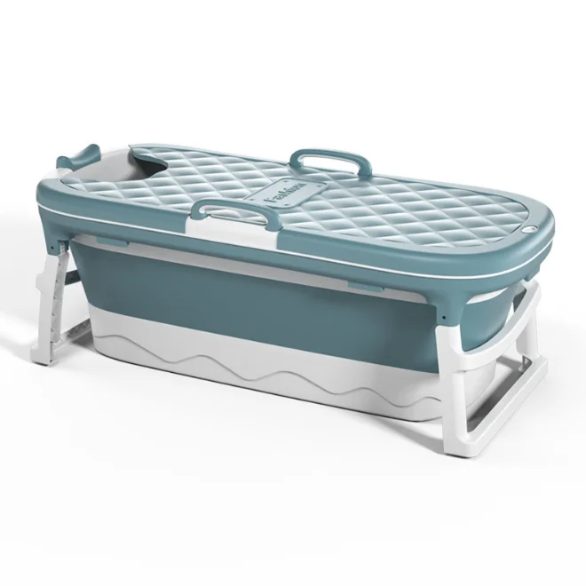 

Free-Standing Blow Up Bathtub with Foldable Portable Feature for Adult Spa Adult Bath Tub, As pic