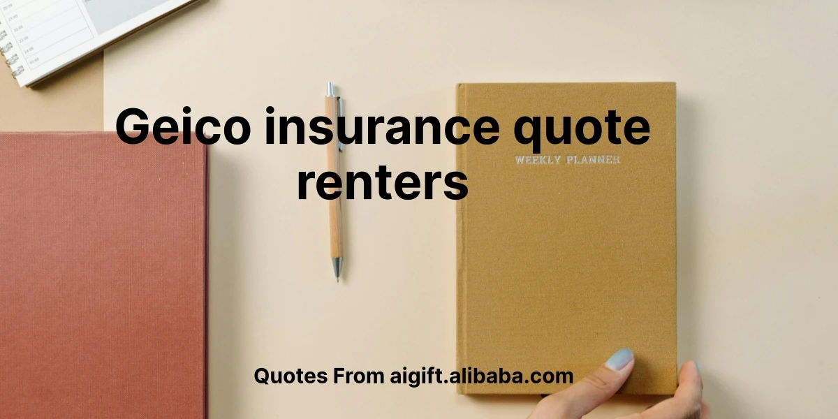 geico insurance quote renters