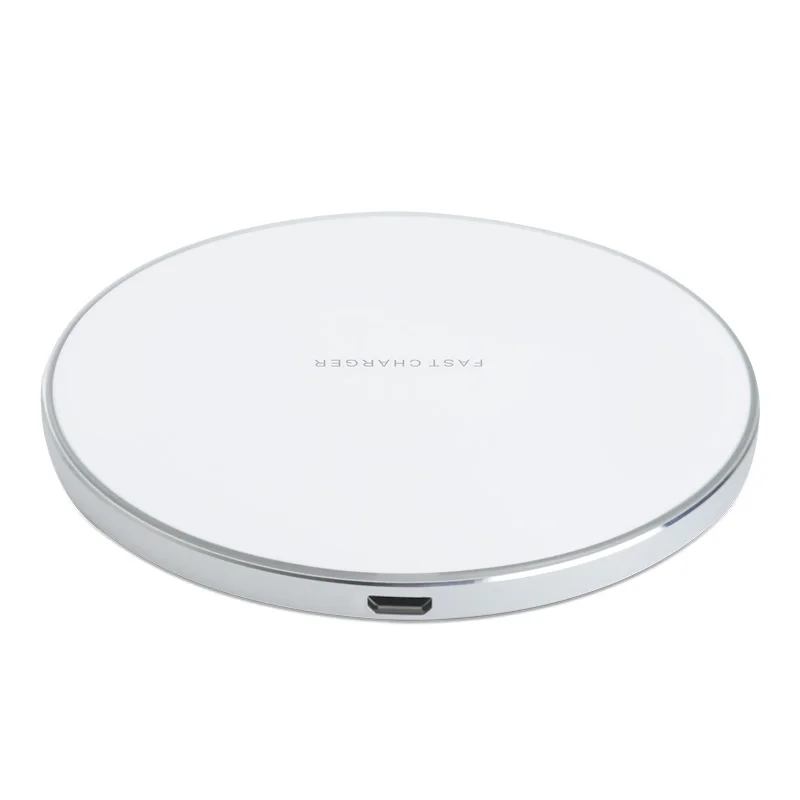 
Wholesale 10W Universal QI Round Fast Charger Mobile Phone Wireless Charger Pad For Iphone/For Samsung 