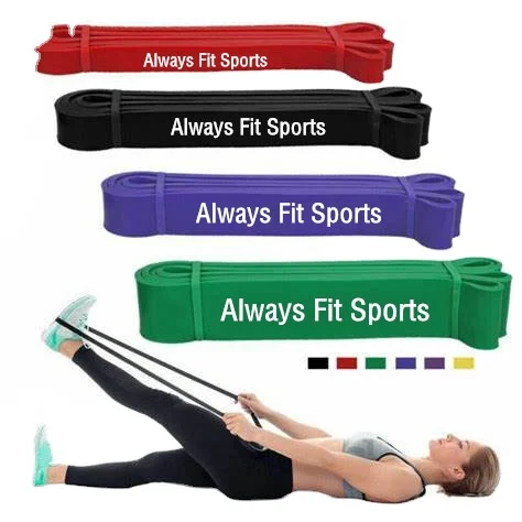 

Pull up Gym Elastic Resistance Bands/Different Types of Latex Resistance Bands loops/Home Exercise Resistance Fitness Band Set, Red,blue,yellow,green,black and customized color