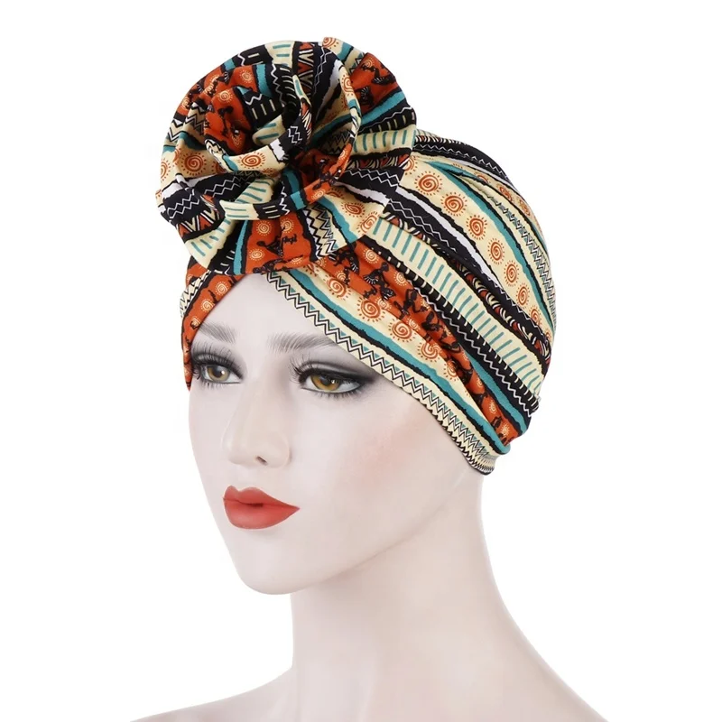 

Ladies Hair Accessories India Hat Chemo Cap Bohemian Style Women Tie Turban Hat