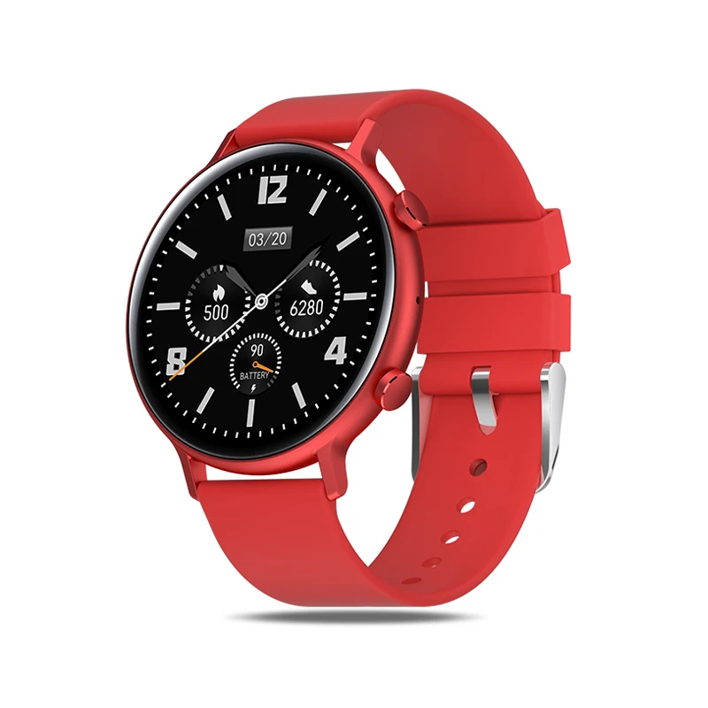 

2021 Ultra-thin round screen women smartwatch GW33 pro with BT answer call ECG PPG waterproof sport lady smart watch