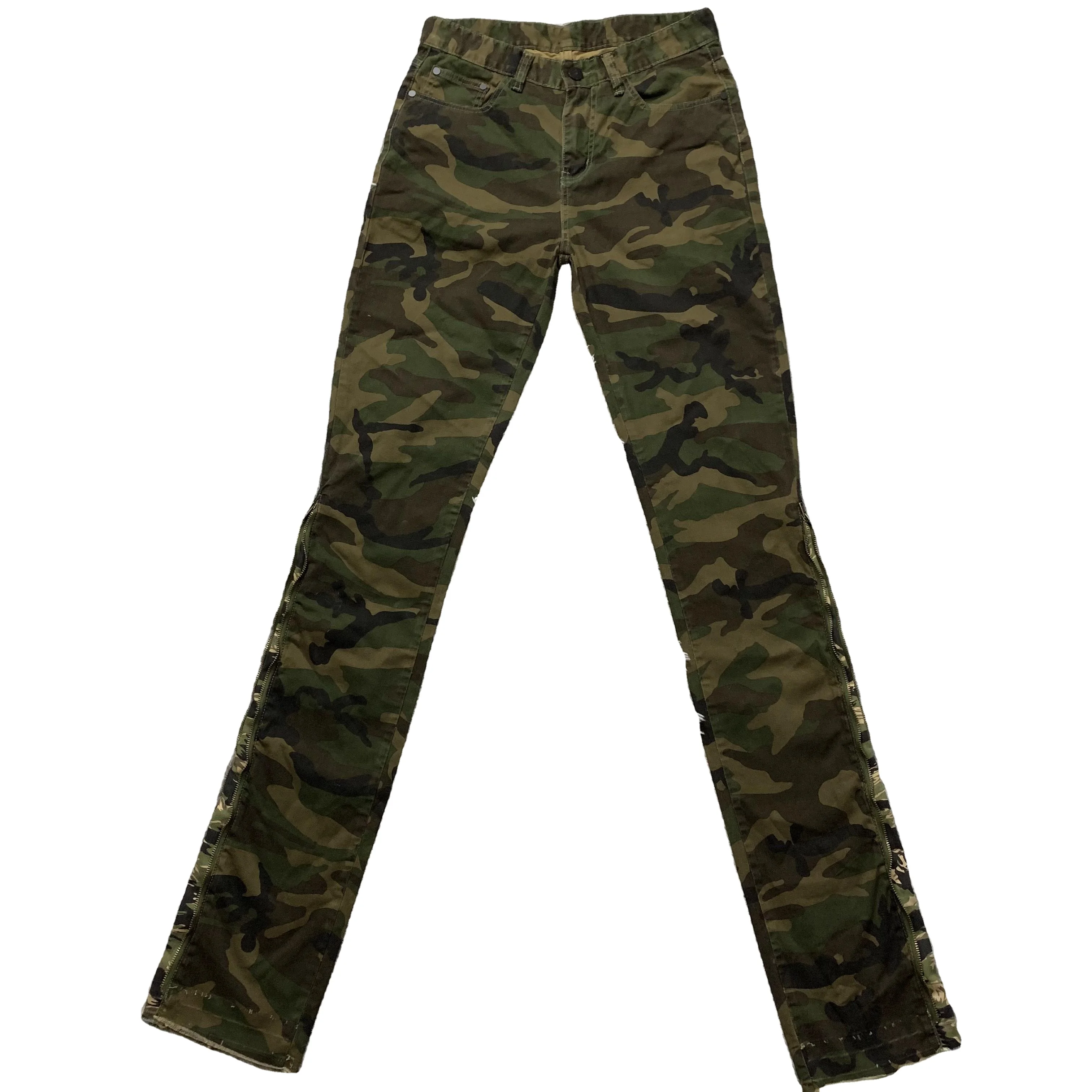 DENIMGUYS New Arrival Spring Men's Streetwear Jogger Long Pants Men Skinny Stacked Camo Camouflage Cargo Pants