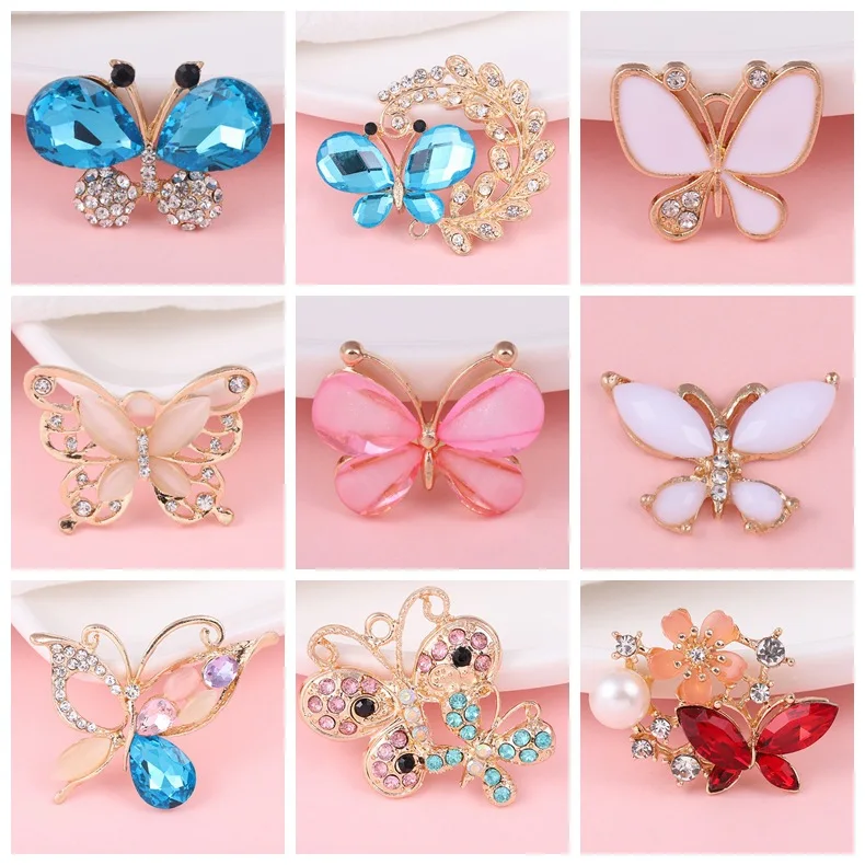 

Handmade Diamond Wholesale Butterfly Diy Mobile Phone Case Material Rhinestone Accessories