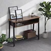 Furniture Manufacturing Industry Rustic Small Large Console Tables Metal Console Table with Storage