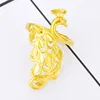JS01 European Union Vietnam Shajin Open Ring Simulation Golden Peacock Phoenix Index Finger Ring Bride Wedding Gold Jewelry