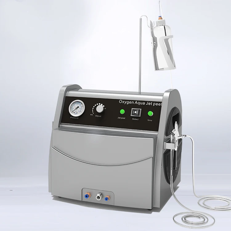 

Aqua Peel Oxygen Spray Water Facial Machine OxygenJet Hydra Skin Spa Equipment with 2 Handles