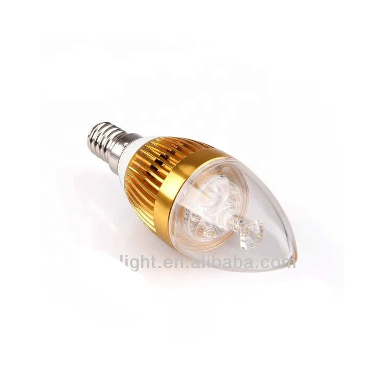 lights led low price chandelier e14 e12 led candle 360 degrees 3w dimmable bulb