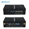 2019 New Desktop PC computer hardware fanless 12v 2 LAN RS232 J1900 4COM ports mini pc x86 industrial pc