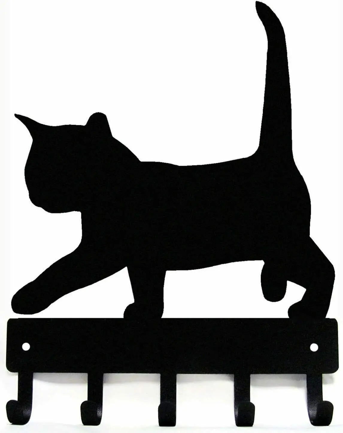 

YinfaCat #2 Kitten Key Rack & Hanger - 6 Inch Wide Metal Wall Art TY2096